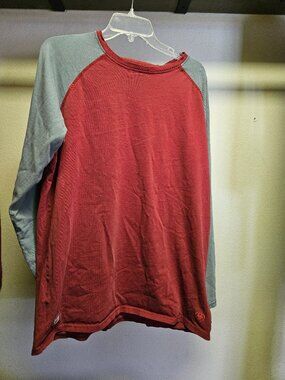 Ariat Men's FR Long Sleeve Baseball Work T-Shirt Tall Large